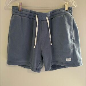 Hollister Must-Have Collection Men’s Blue Drawstring Cotton Shorts Size Medium